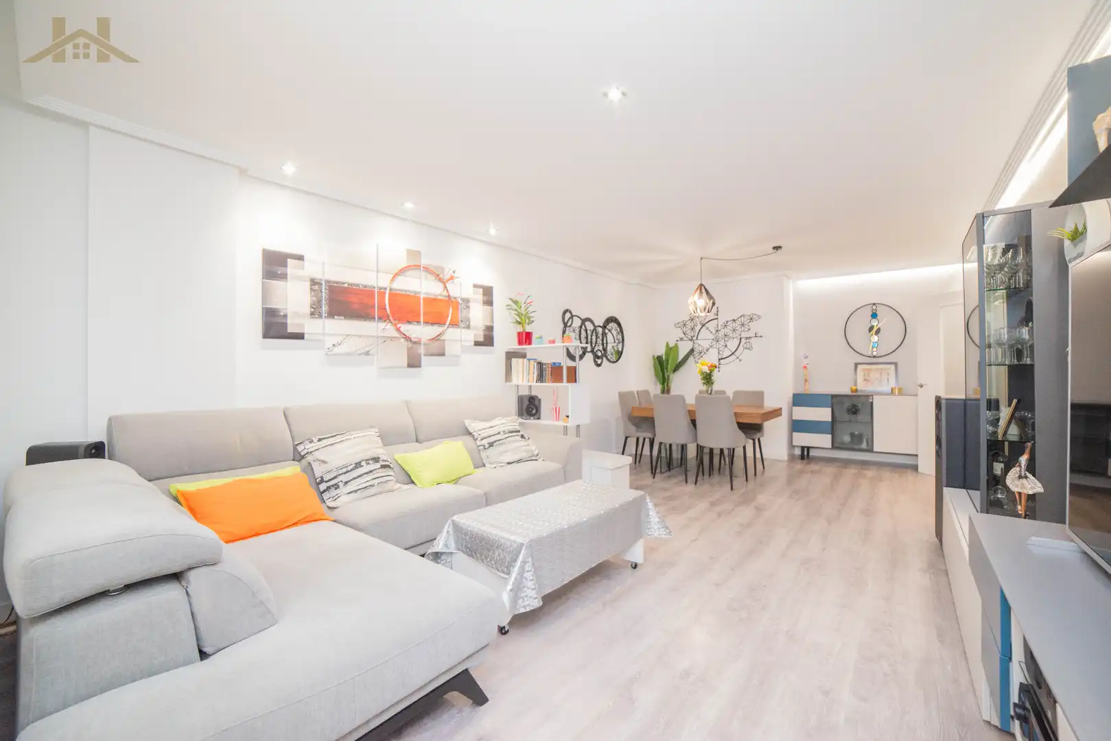 Sala d'estar de Pis en venda en Boadilla del Monte amb Aire condicionat, Jardí privat i Terrassa