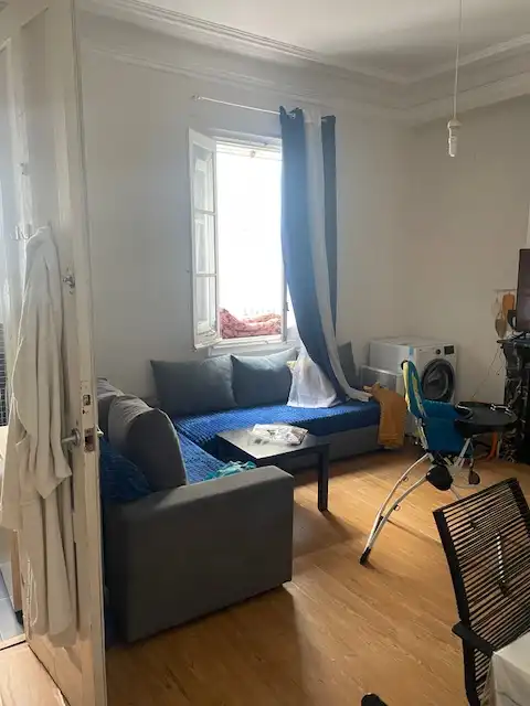 Sala d'estar de Pis en venda en Bilbao  amb Calefacció, Moblat i Forn