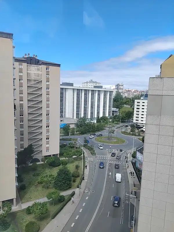 Vista exterior de Piso en venta en A Coruña Capital  con Calefacción, Parquet y Trastero