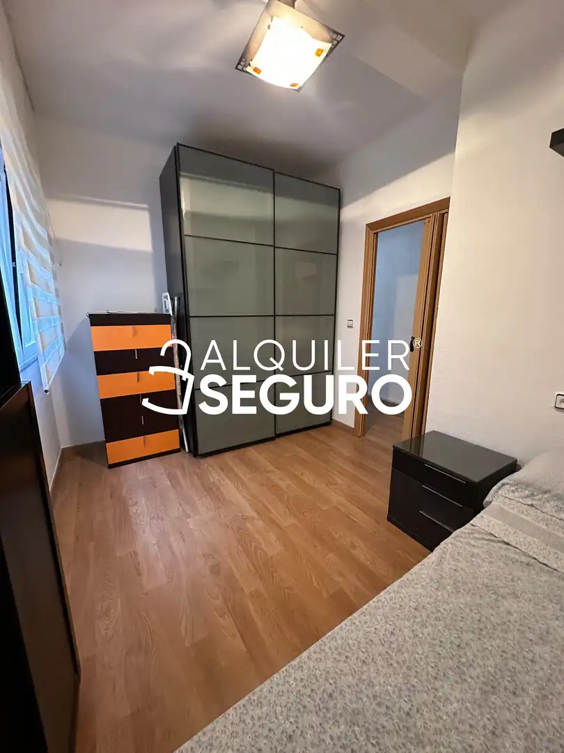 Schlafzimmer von Wohnung zur Miete in Málaga mit Klimaanlage und Möbliert