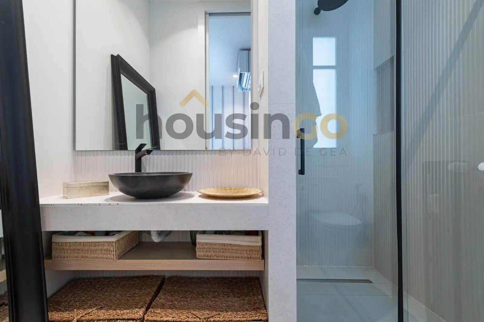 Badezimmer von Wohnung zur Miete in Madrid mit Klimaanlage, Heizung und Terrasse