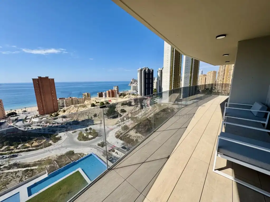 Terrasse von Wohnung zum Verkauf in Benidorm