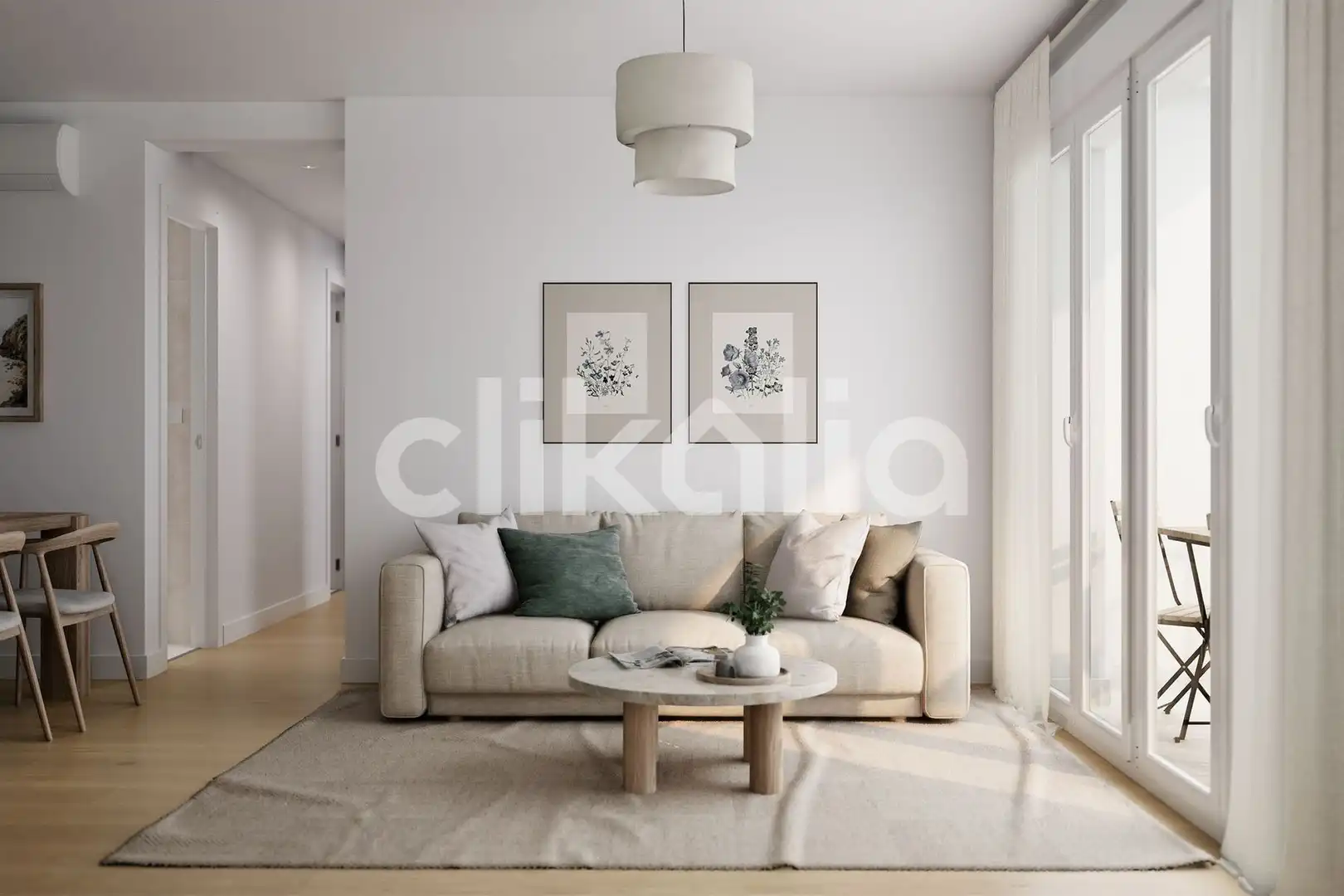 Living room of Flat for sale in Madrid  with Air Conditioner, Heating and Terrace