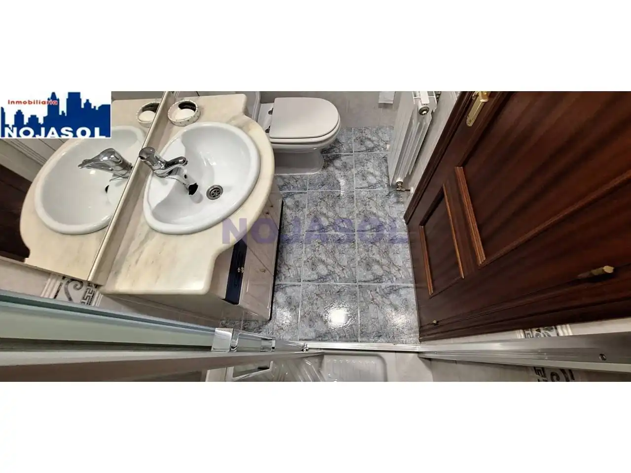 Baño de Apartamento de alquiler en Noja con Calefacción, Terraza y Amueblado