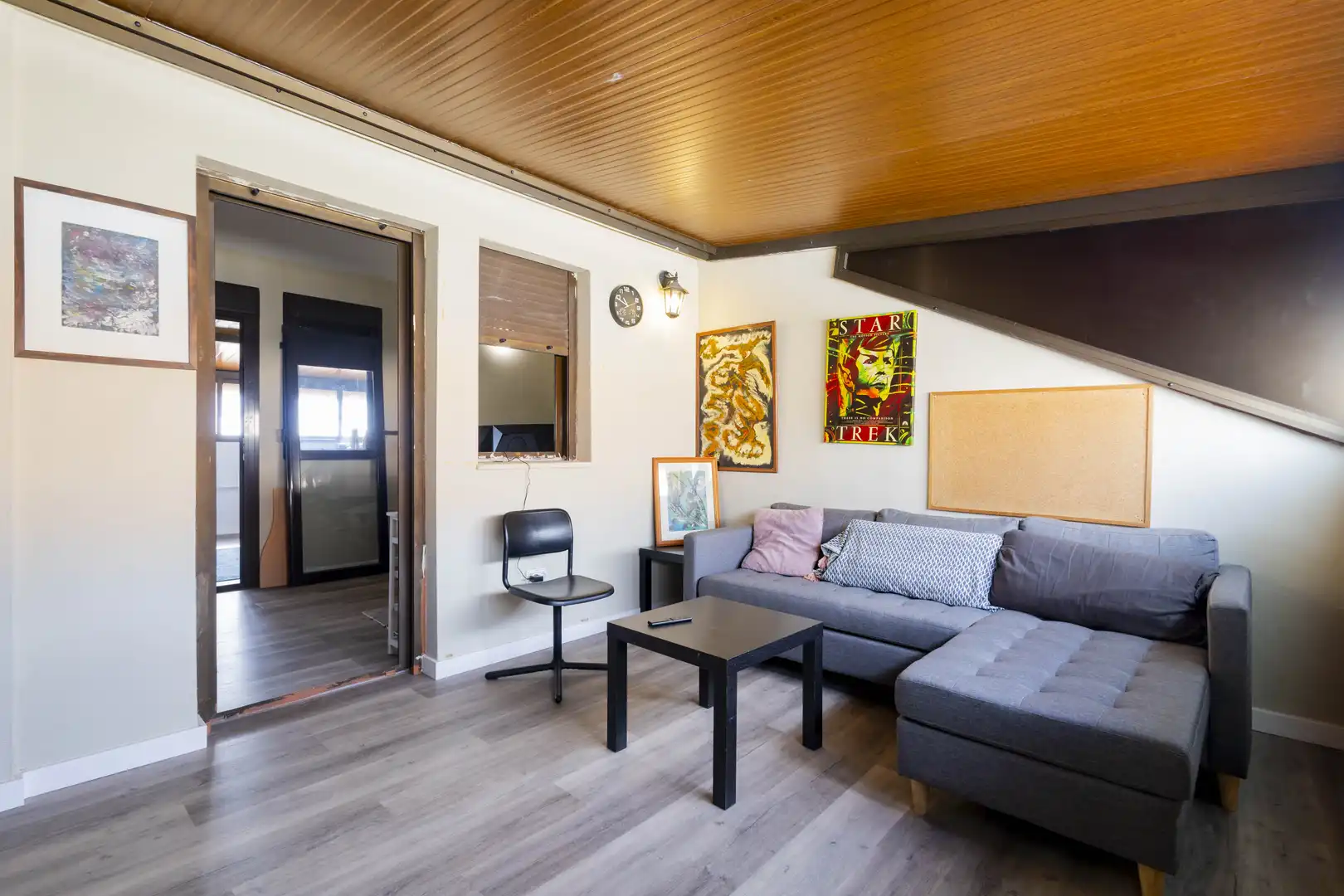 Sala d'estar de Casa adosada en venda en Santa Cruz de Tenerife amb Jardí privat, Terrassa i Piscina