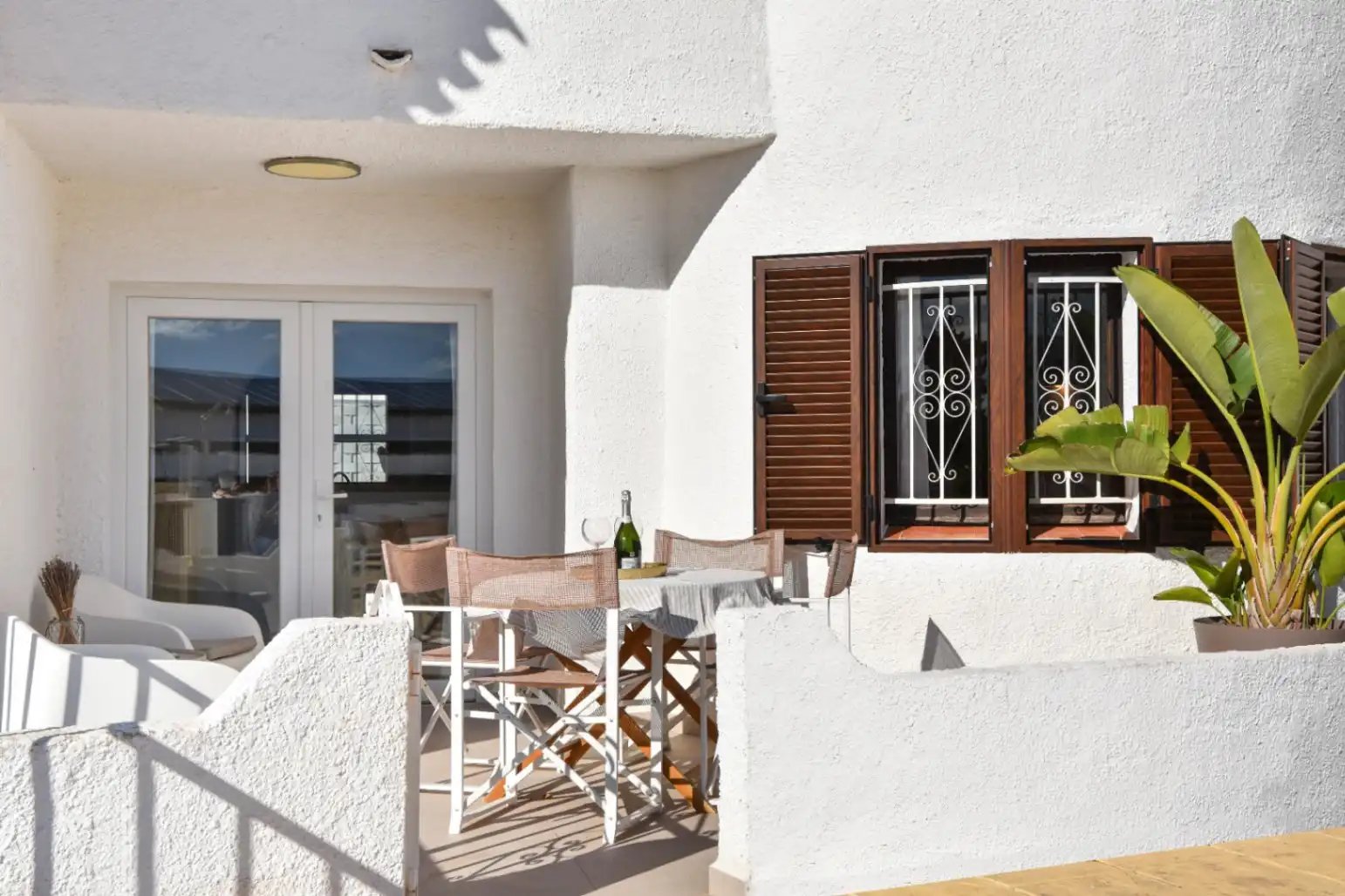 Terraza de Finca rústica de alquiler en Moraira con Aire acondicionado, Calefacción y Terraza