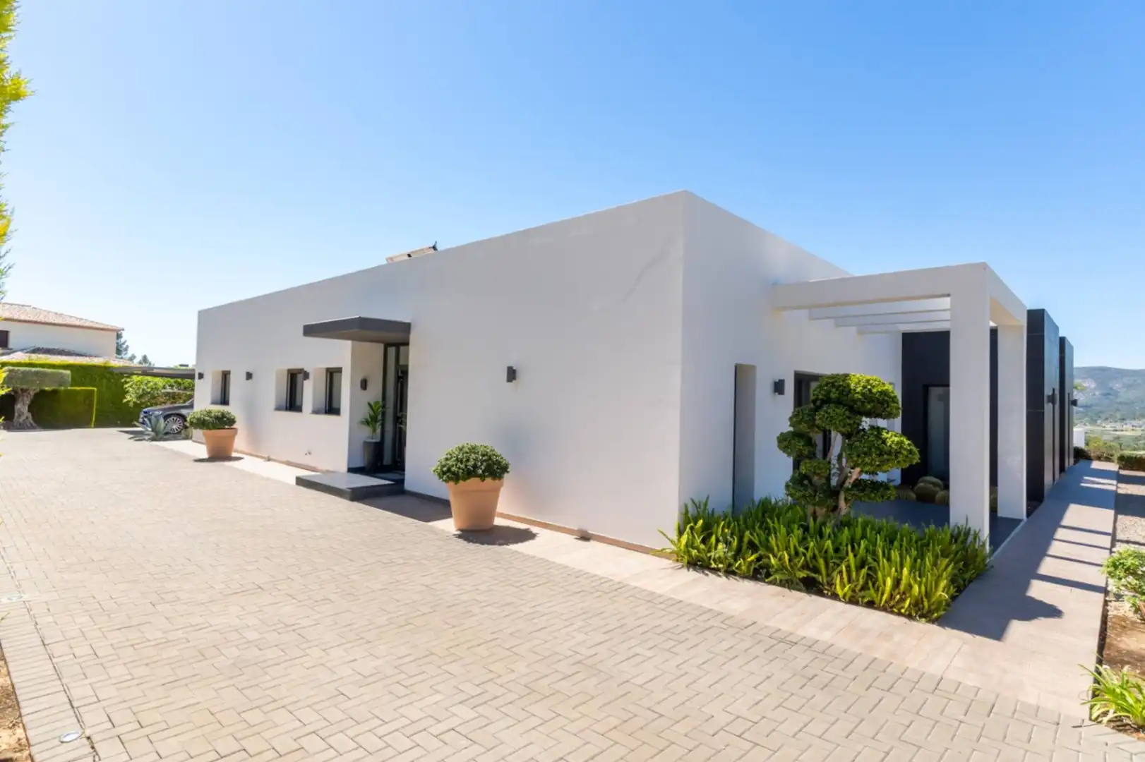 Vista exterior de Casa o xalet en venda en Jávea / Xàbia amb Aire condicionat, Calefacció i Jardí privat