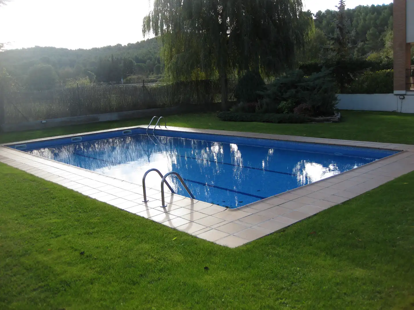 Swimming pool of Detached homes for sale in Begues  with Air Conditioner, Heating and Private garden