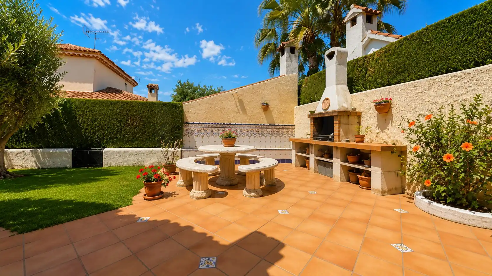 Terraza de Casa o chalet en venta en El Vendrell con Aire acondicionado, Calefacción y Terraza