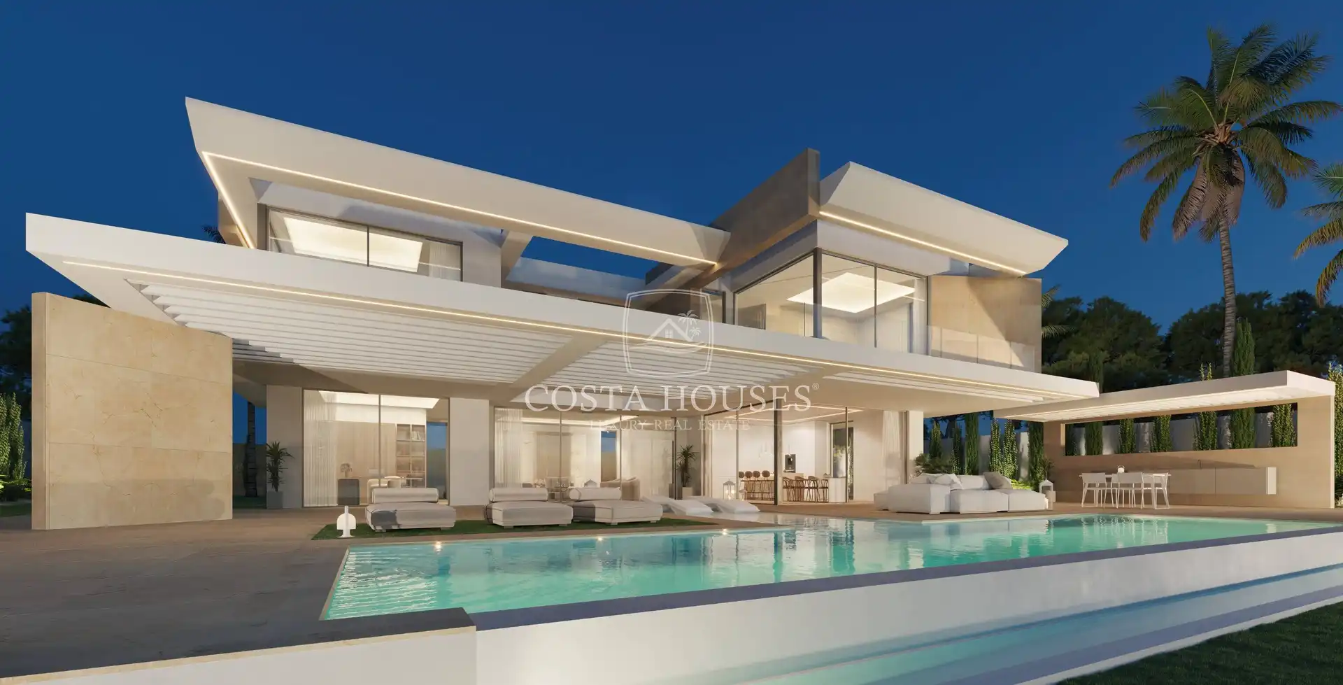 Vista exterior de Casa o xalet en venda en Jávea / Xàbia amb Aire condicionat, Jardí privat i Terrassa