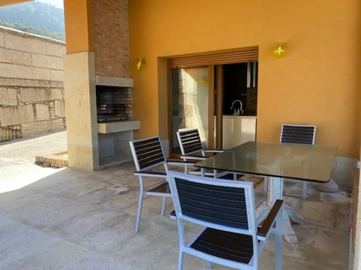 Terrace of Houses for rent in Oia  with Private garden, Terrace and Swimming Pool