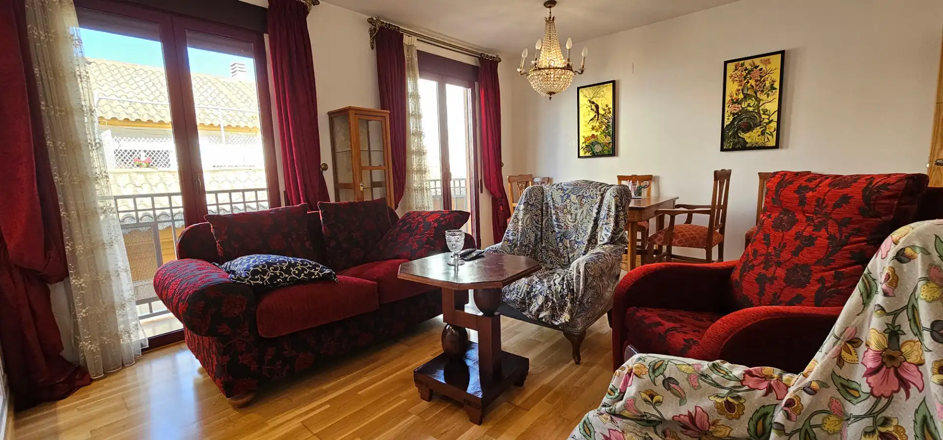 Living room of Flat for sale in Totana  with Air Conditioner, Parquet flooring and Storage room