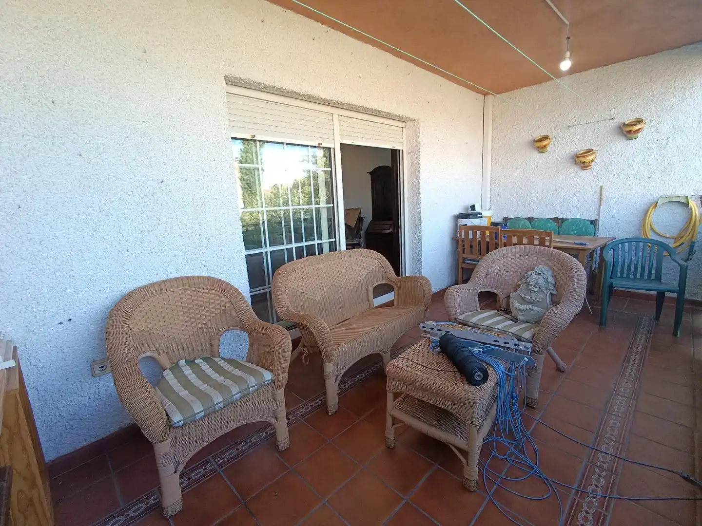Terraza de Casa adosada en venta en El Molar (Madrid) con Calefacción, Jardín privado y Terraza