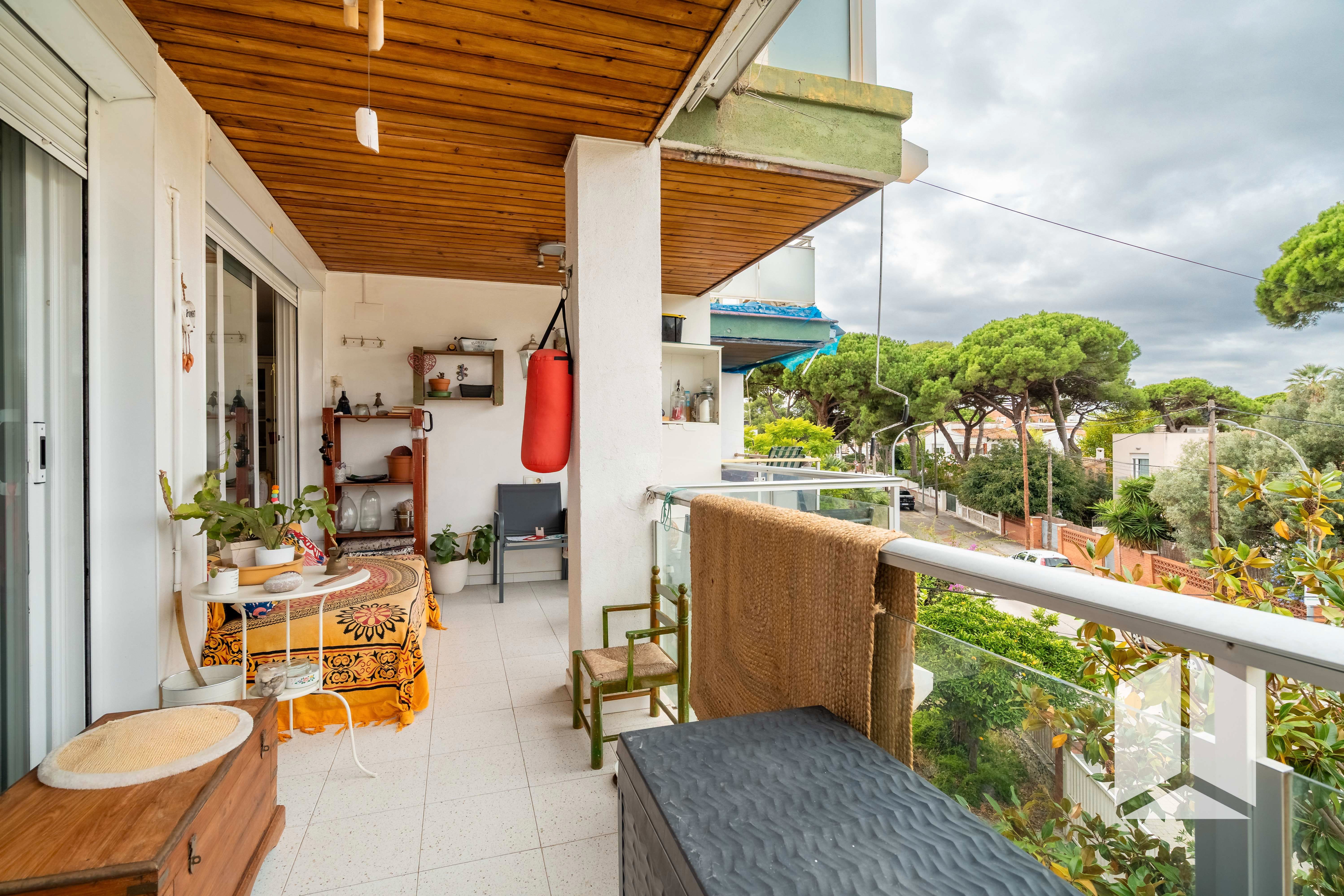 Balcony of Flat for sale in Castelldefels  with Air Conditioner, Terrace and Storage room