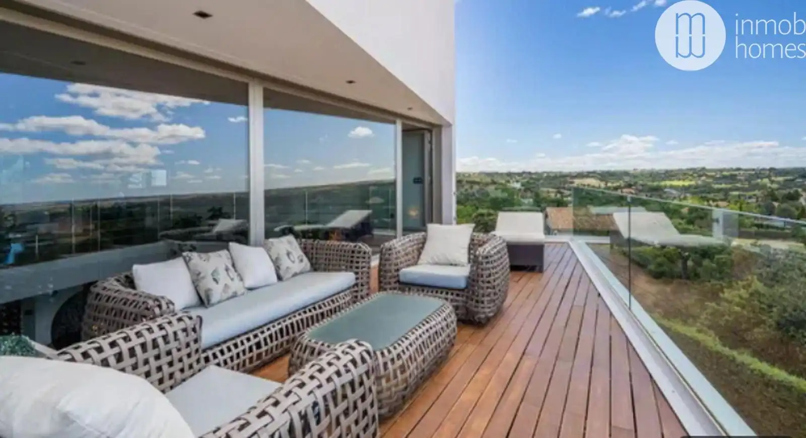 Terraza de Casa o chalet en venta en Las Rozas de Madrid con Aire acondicionado, Calefacción y Jardín privado