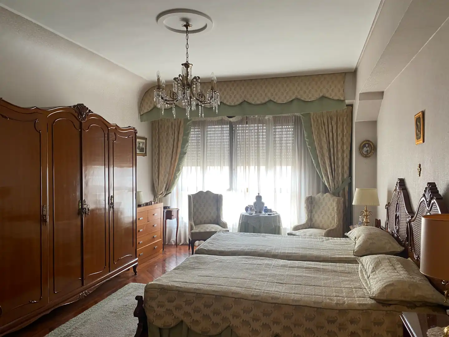 Schlafzimmer von Wohnung zum Verkauf in Santander mit Heizung, Terrasse und Möbliert