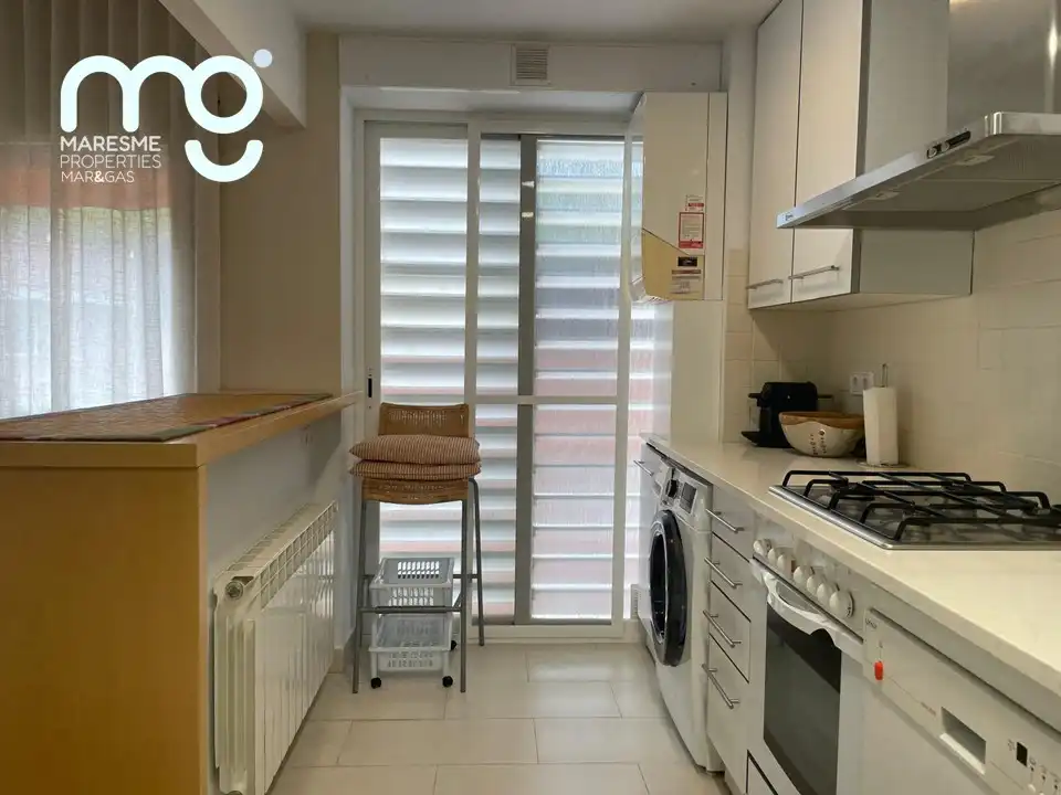 Kitchen of Flat for rent in Sant Vicenç de Montalt  with Air Conditioner, Heating and Terrace