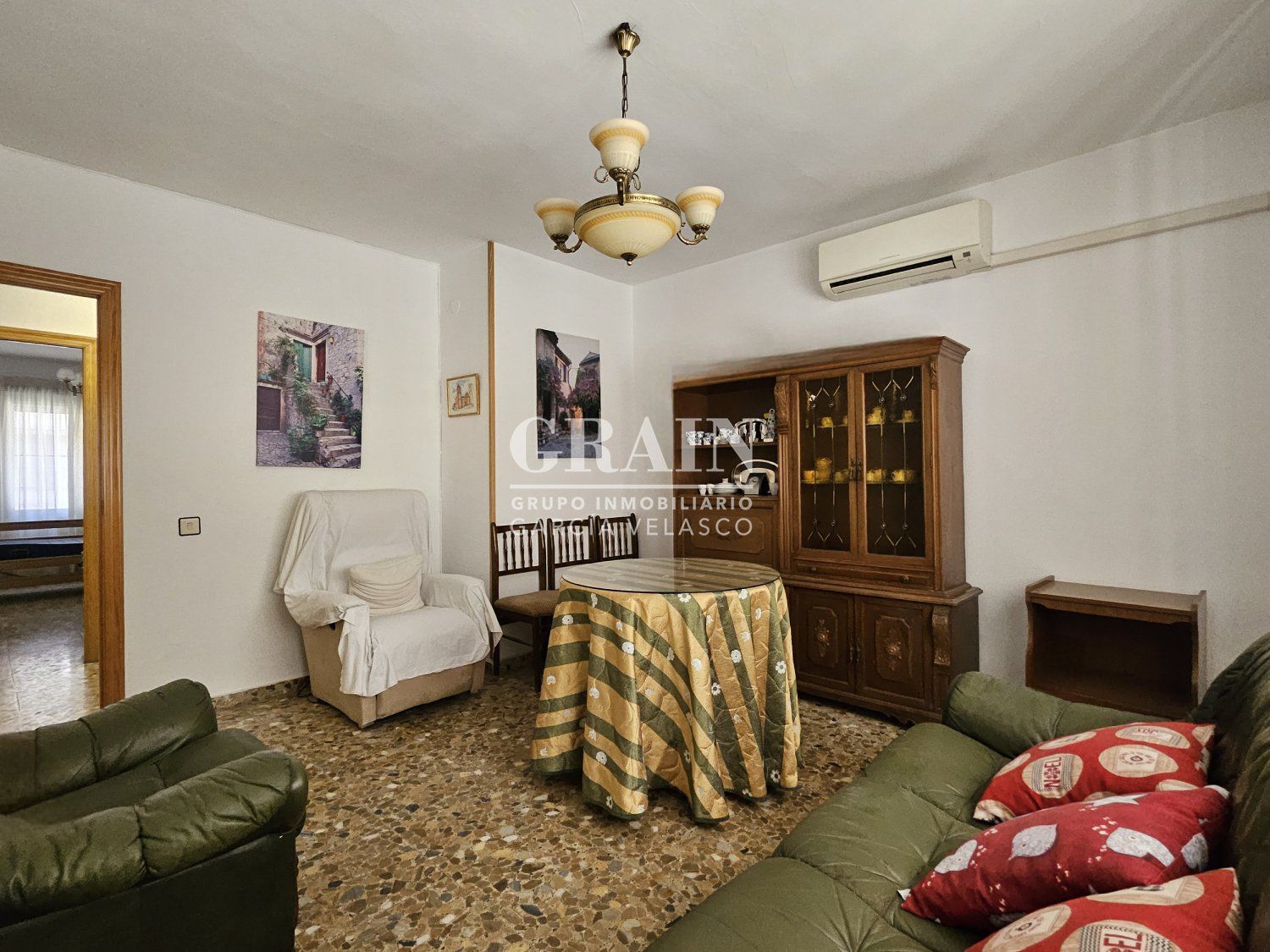 Living room of Apartment for sale in  Albacete Capital  with Air Conditioner