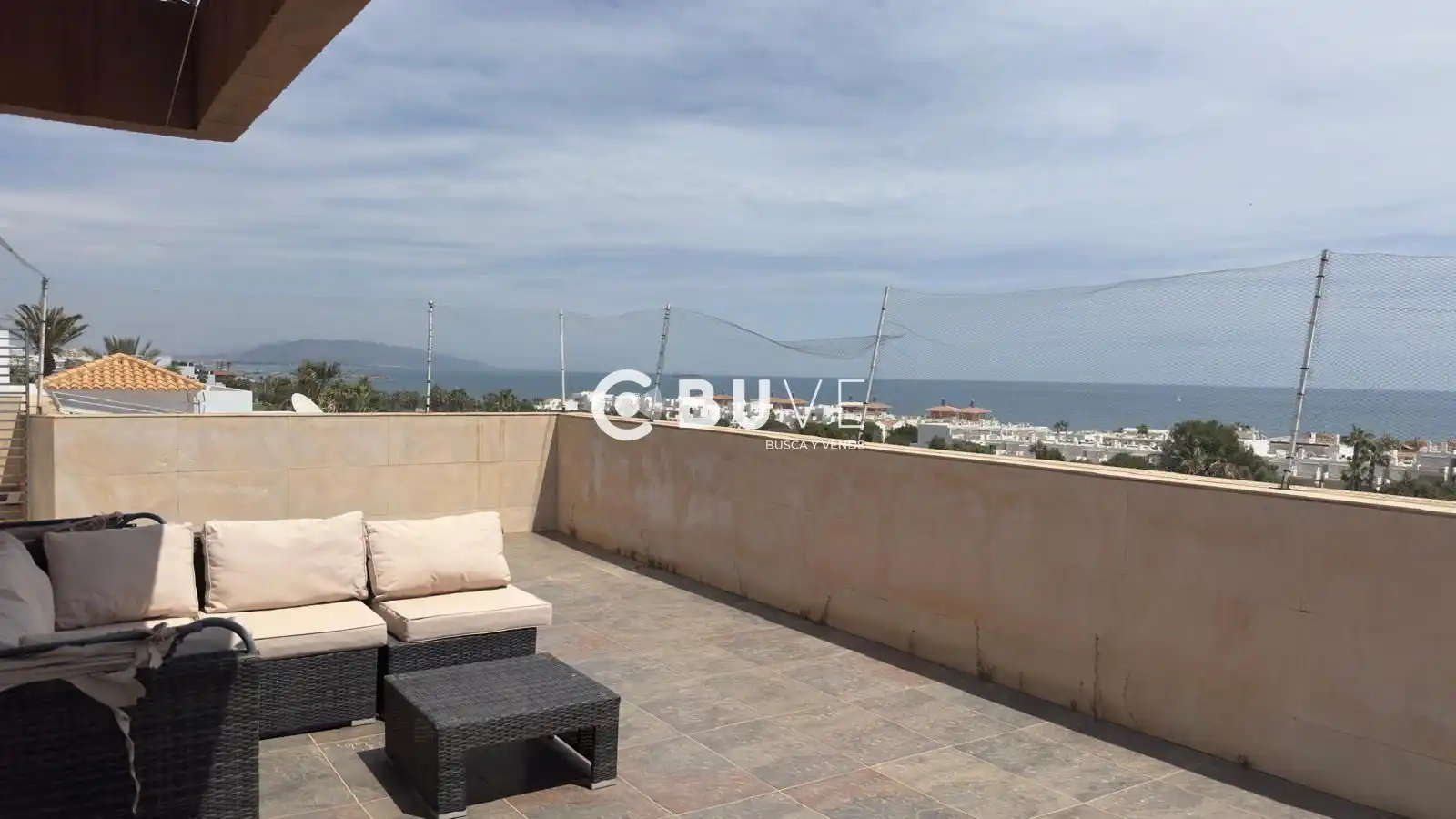 Terrasse von Einfamilien-Reihenhaus zum Verkauf in Mojácar mit Terrasse und Schwimmbad