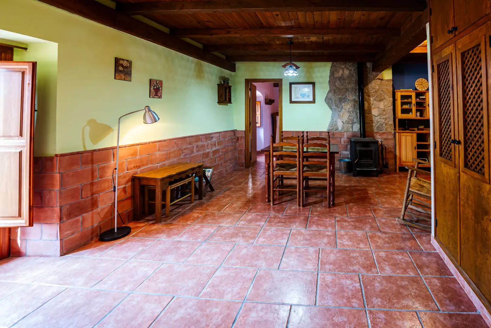 Dining room of Flat for sale in Vilanova de Prades  with Heating, Furnished and Oven