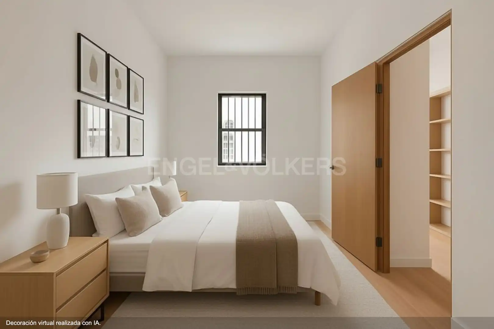 Schlafzimmer von Wohnungen zum Verkauf in Barcelona mit Heizung, Privatgarten und Terrasse