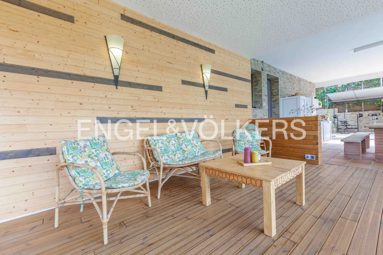 Terraza de Casa o chalet de alquiler en Llinars del Vallès con Aire acondicionado, Calefacción y Jardín privado