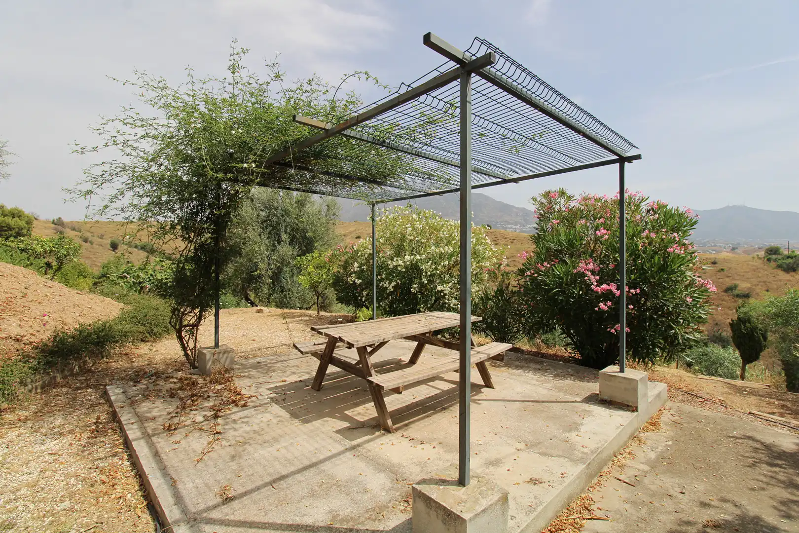 Terraza de Finca rústica en venta en Mijas con Aire acondicionado, Calefacción y Jardín privado