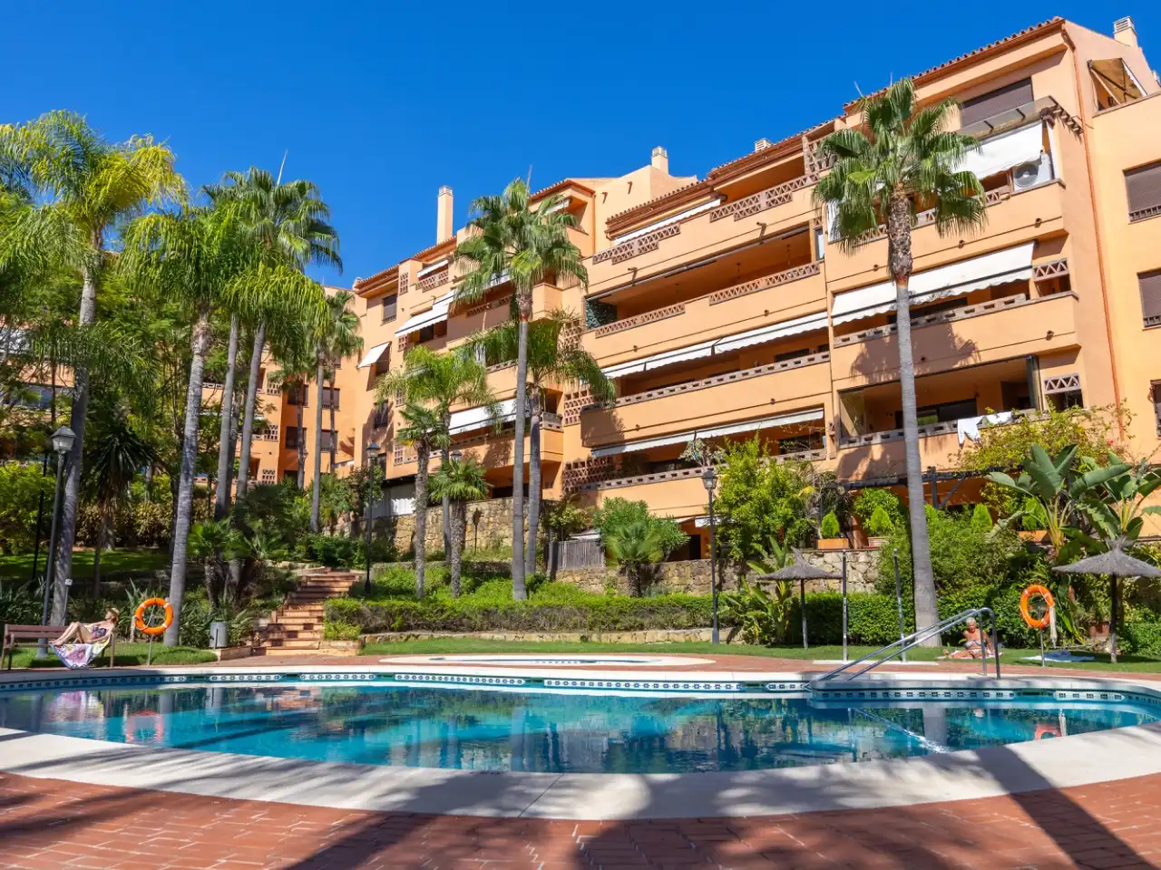 Exterior view of Flat for rent in Marbella  with Private garden, Terrace and Swimming Pool