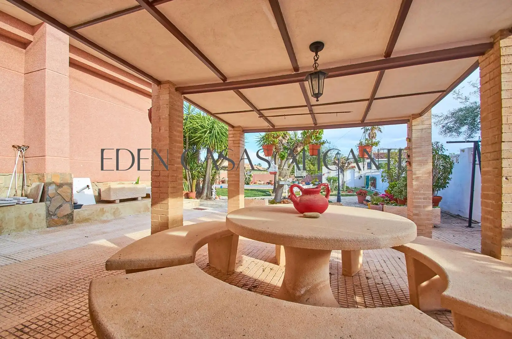Terraza de Casa o chalet en venta en Mutxamel con Aire acondicionado, Jardín privado y Terraza