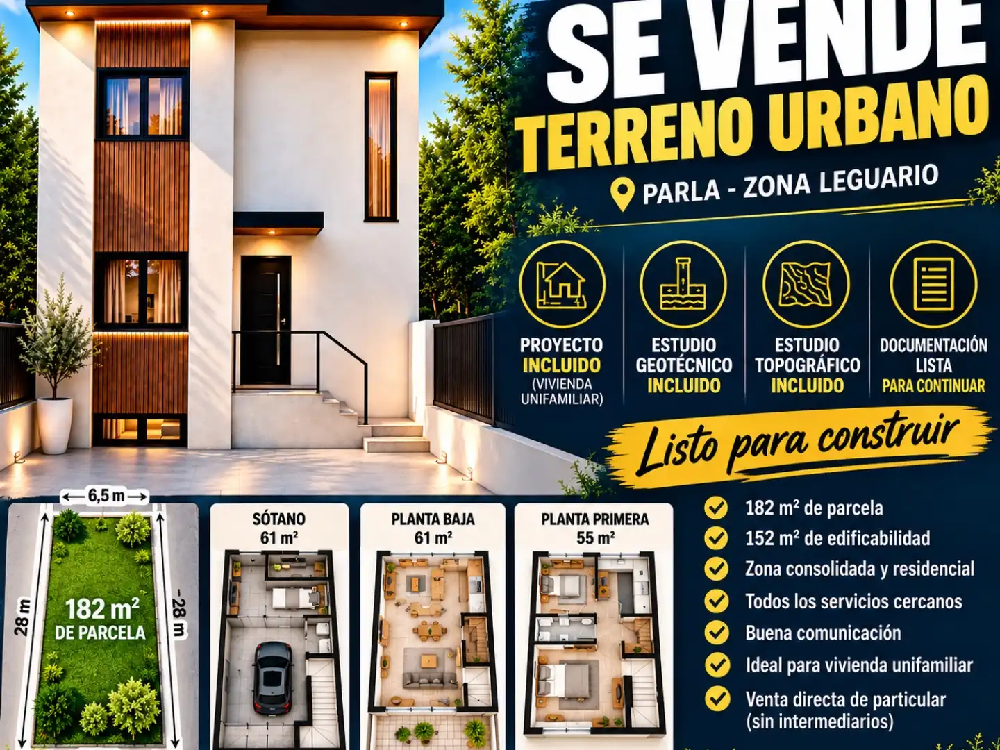 Terreny residencial en venda a Mariano benlliure 24