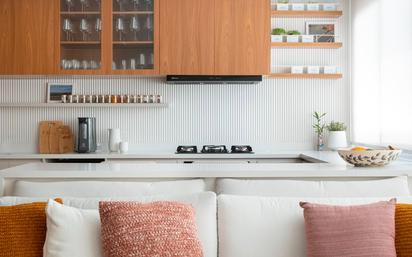 Kitchen of Flat for sale in  Madrid Capital  with Air Conditioner, Heating and Terrace
