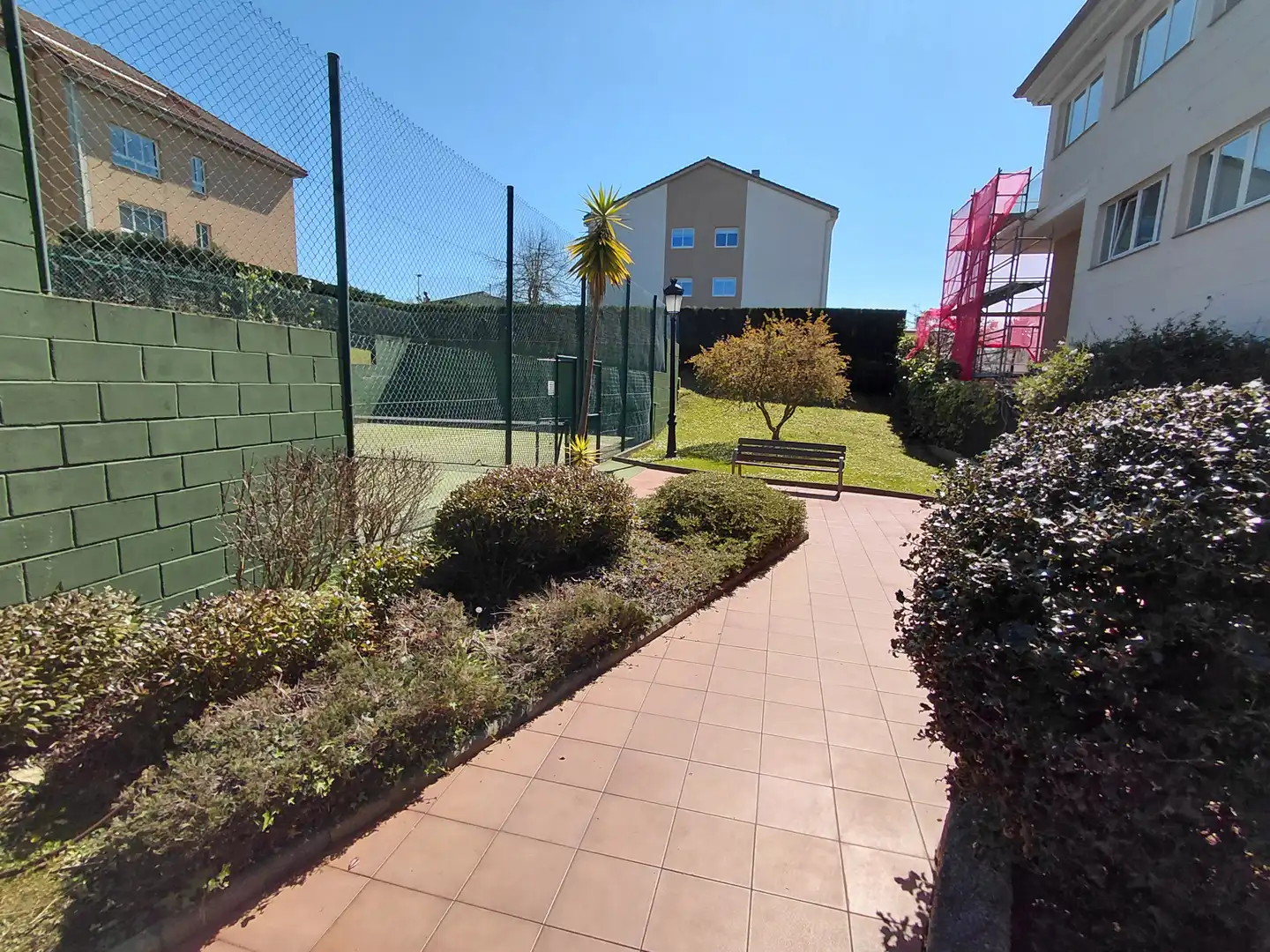 Terrace of Flat for sale in Oleiros  with Heating, Private garden and Parquet flooring