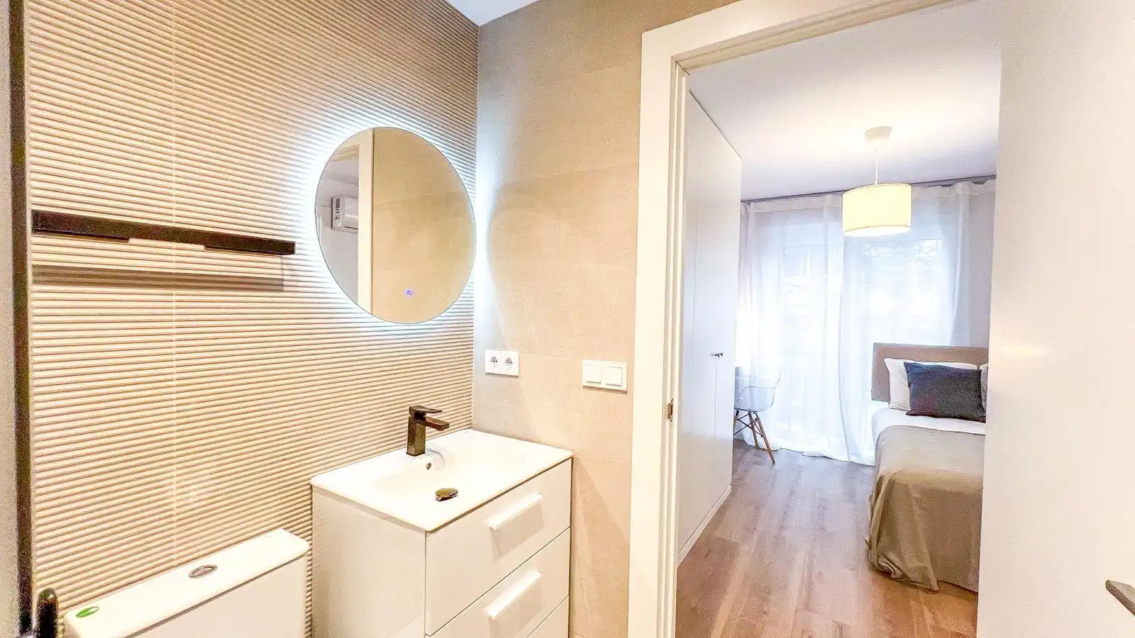 Baño de Apartamento en venta en Málaga con Aire acondicionado, Terraza y Balcón