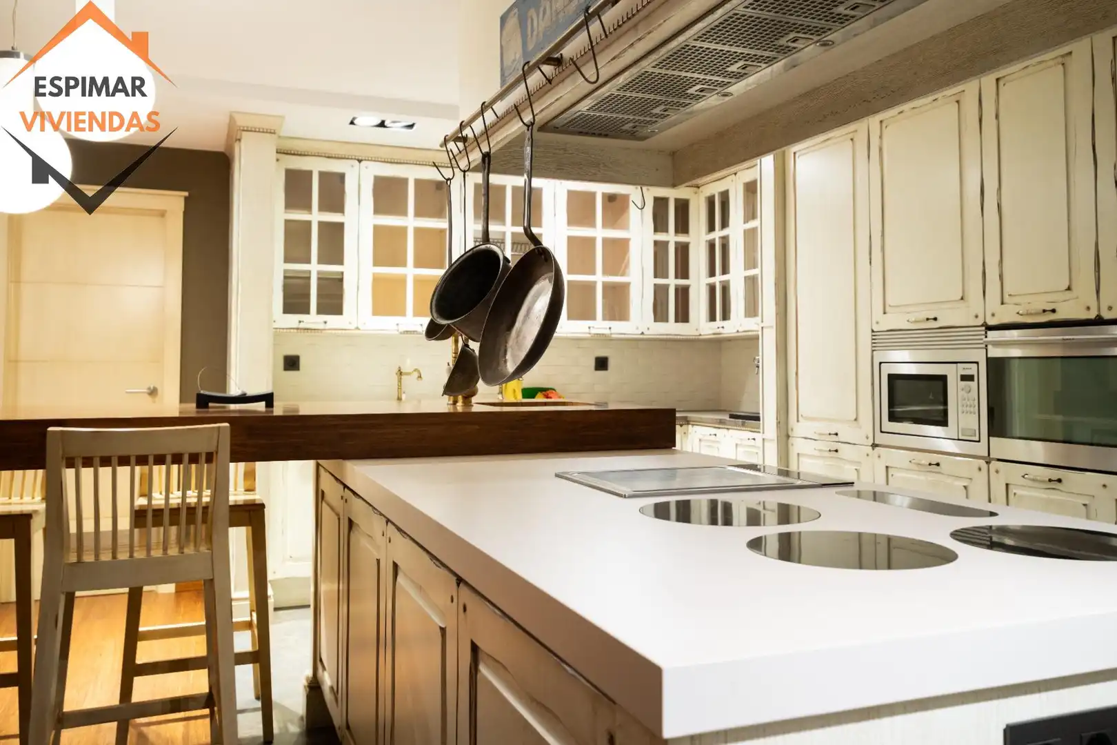 Kitchen of Houses for sale in Villanueva de Gállego  with Air Conditioner, Heating and Private garden