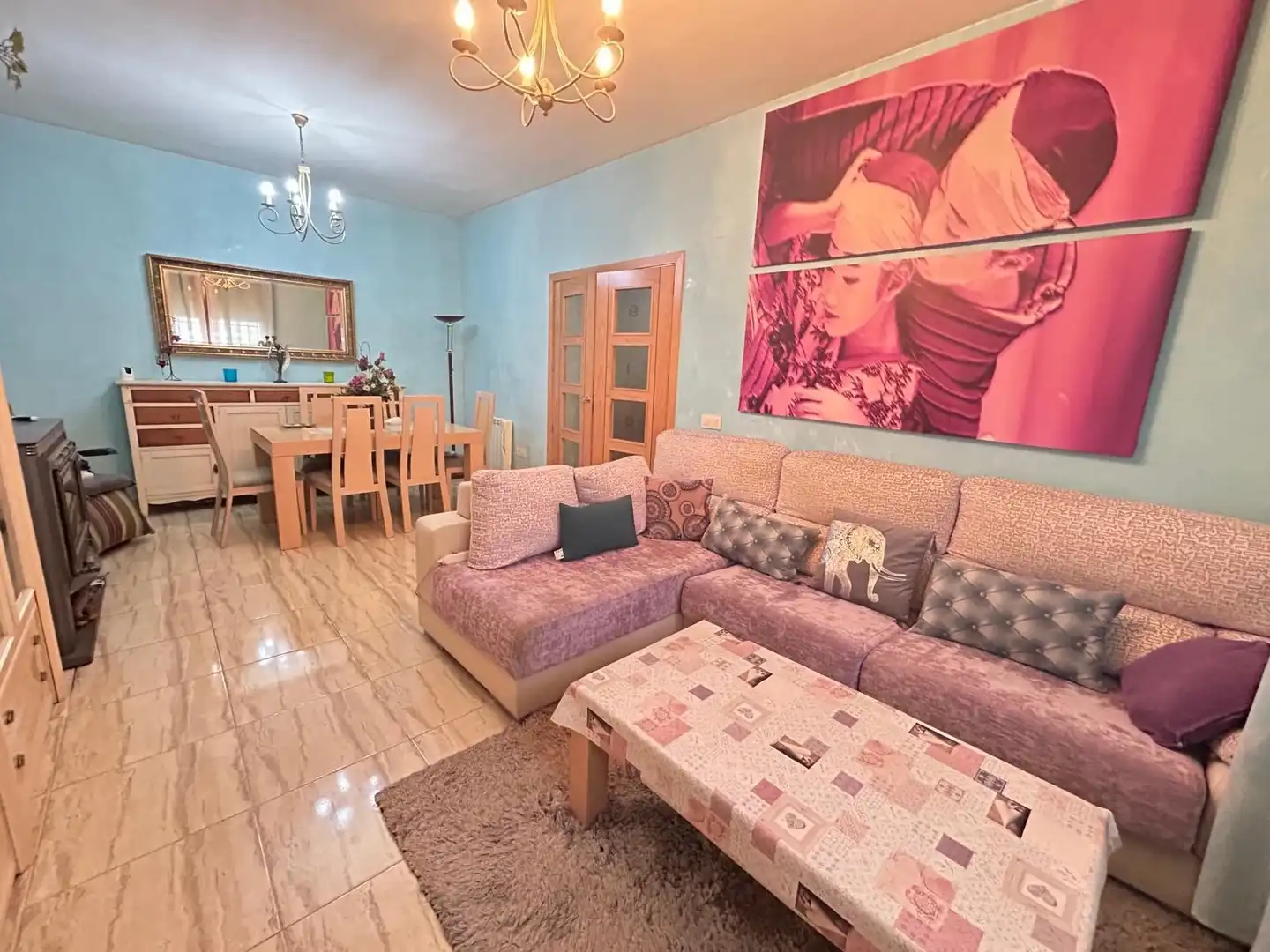 Sala d'estar de Casa adosada en venda en Ciempozuelos amb Aire condicionat, Calefacció i Terrassa