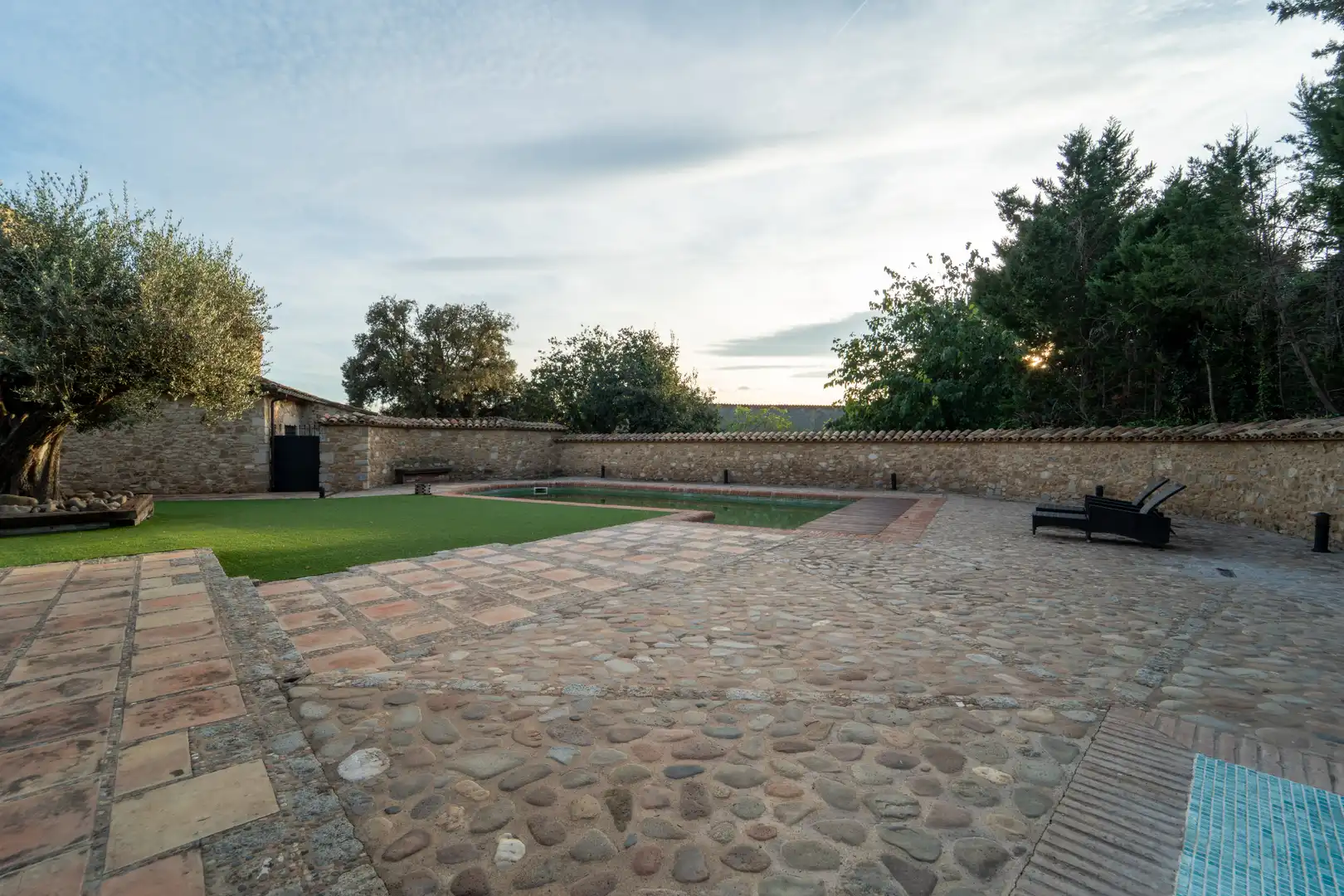 Terraza de Finca rústica en venta en Sant Joan de Mollet con Aire acondicionado, Calefacción y Jardín privado