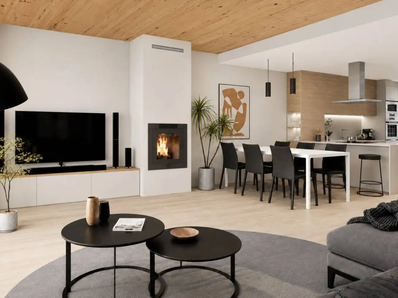 Sala de estar de Casa o chalet en venta en Santpedor con Aire acondicionado, Calefacción y Jardín privado