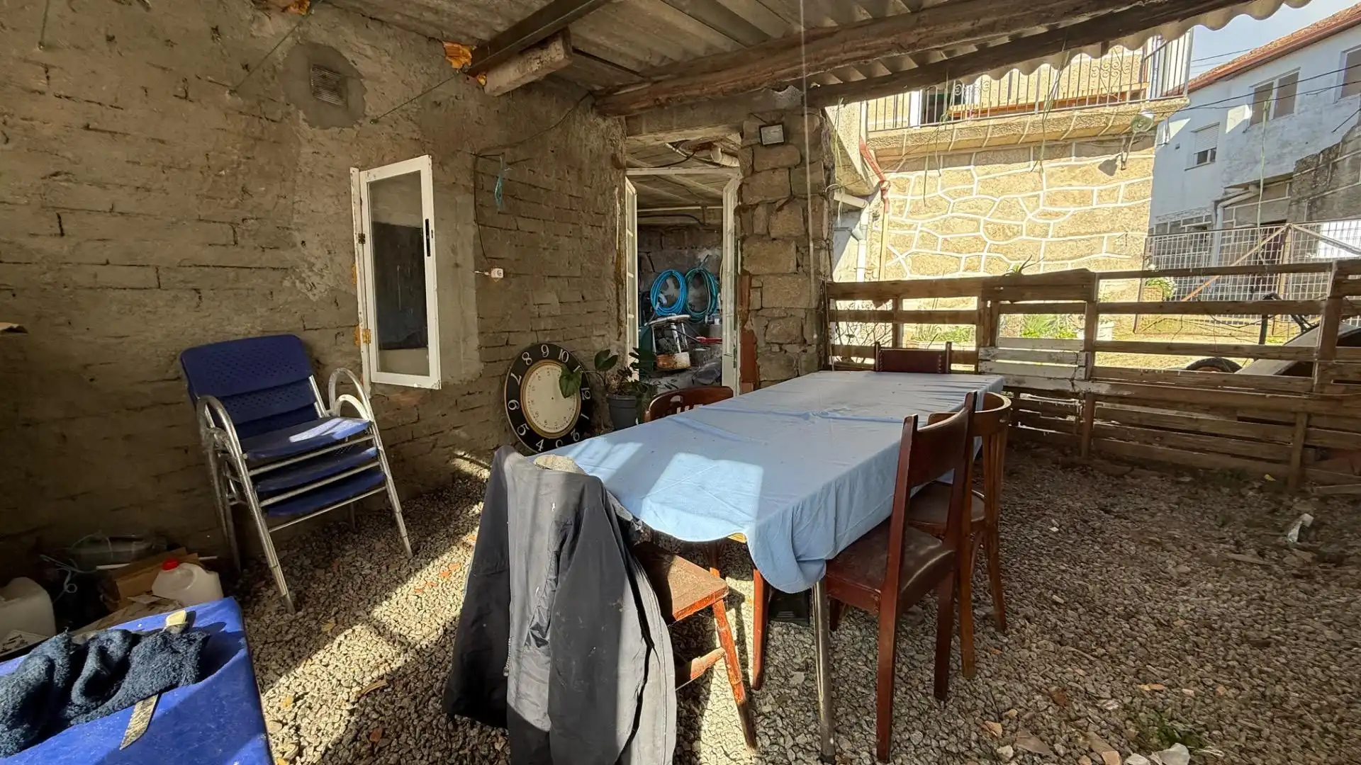 Terraza de Finca rústica en venta en Allariz con Jardín privado, Terraza y Amueblado