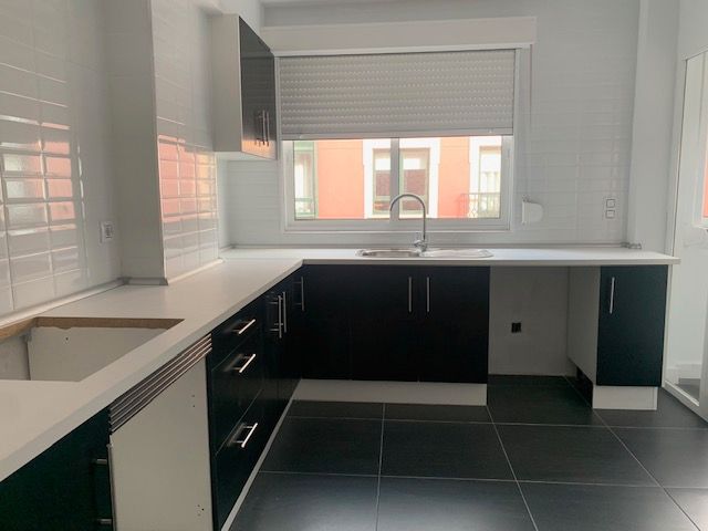 Kitchen of Flat for sale in Ferrol  with Parquet flooring and Oven