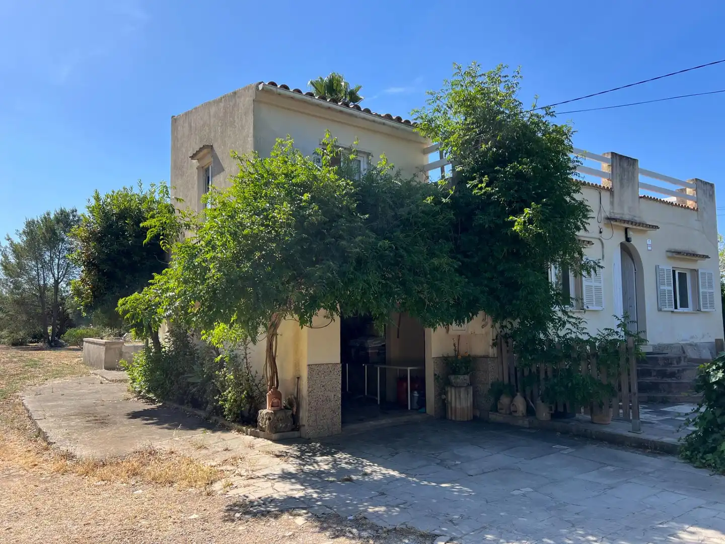 Vista exterior de Finca rústica en venta en Inca con Aire acondicionado, Jardín privado y Terraza