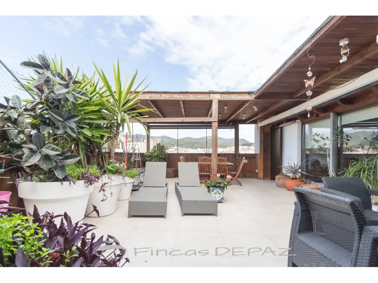 Terraza de Ático en venta en Centre