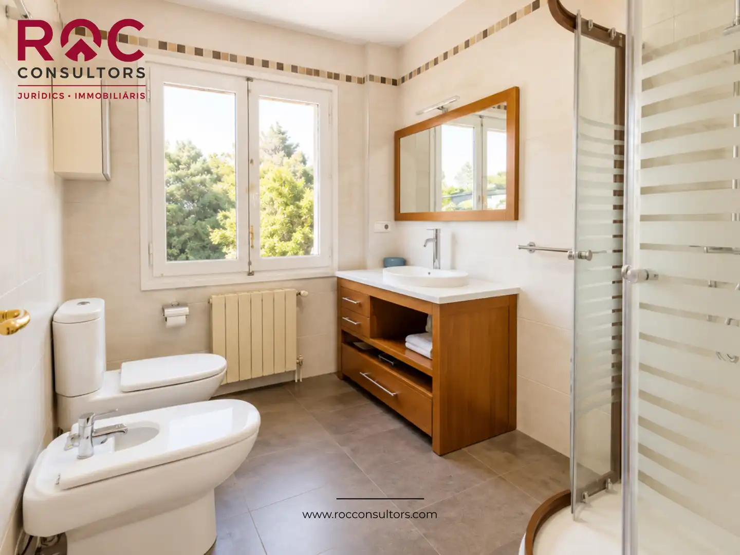 Badezimmer von Haus oder Chalet zum Verkauf in Castellnou de Bages mit Heizung und Privatgarten