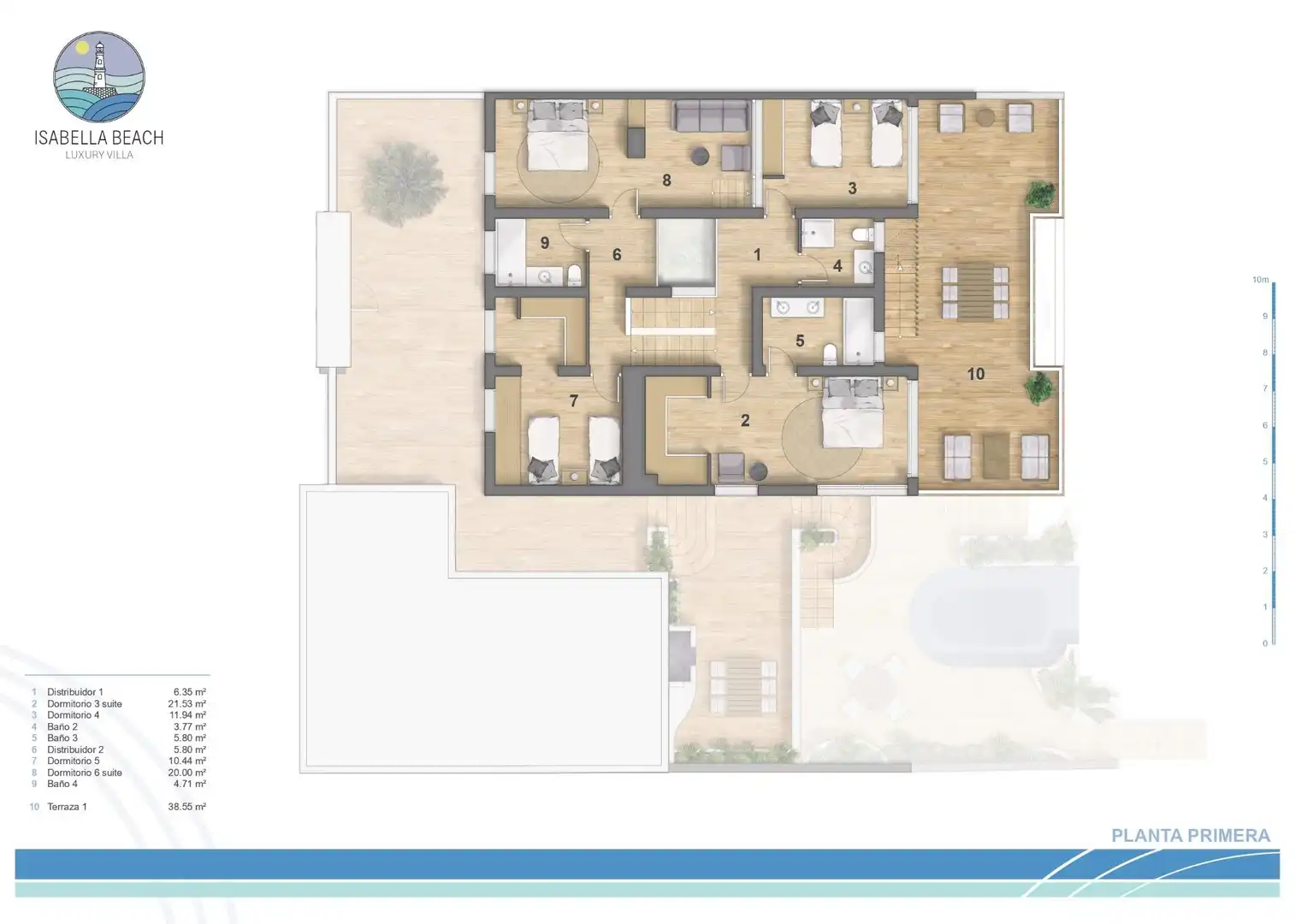 Villa mit Pool zum Verkauf in Avenida de Maro Santo, imagen 22