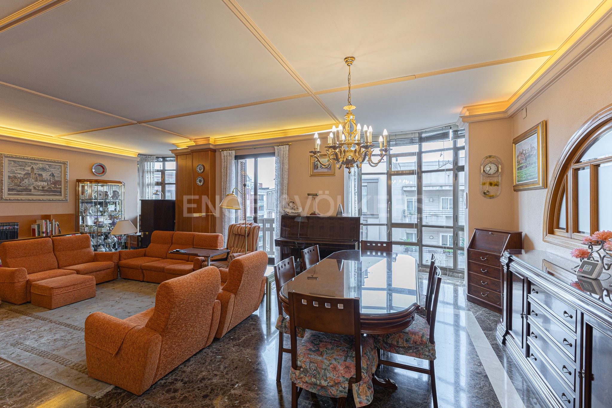 Living room of Attic for sale in  Barcelona Capital  with Air Conditioner, Heating and Terrace