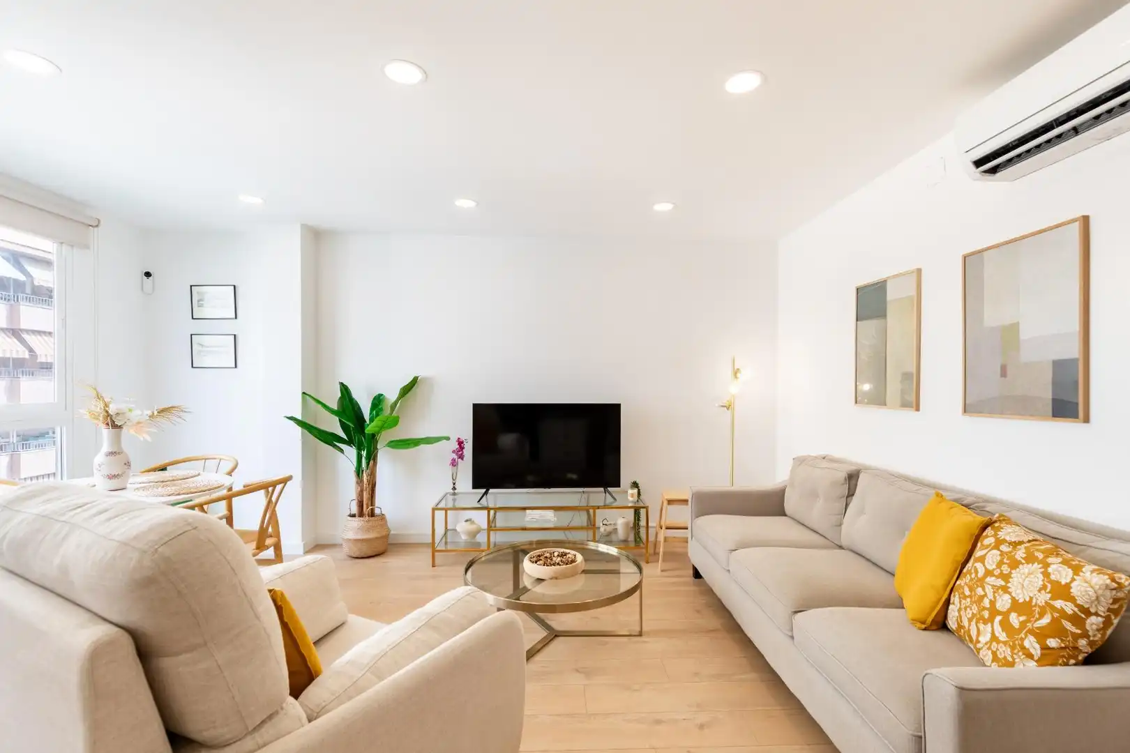 Sala de estar de Apartamento en venta en  Palma de Mallorca con Aire acondicionado, Calefacción y Amueblado