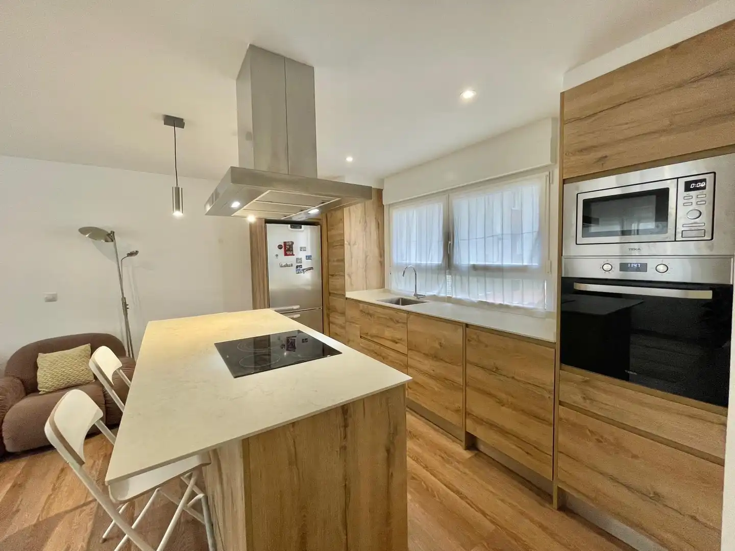 Kitchen of Flat for sale in Santurtzi   with Heating and Furnished