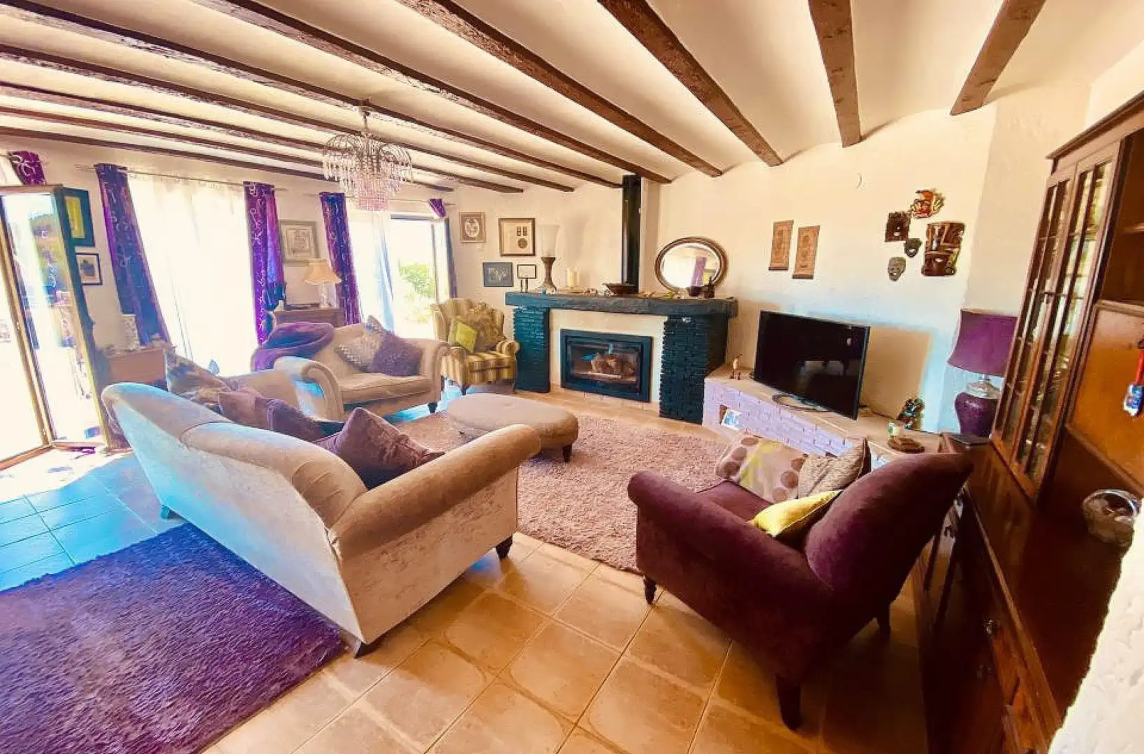 Sala d'estar de Casa o xalet en venda en Orihuela amb Aire condicionat, Terrassa i Alarma