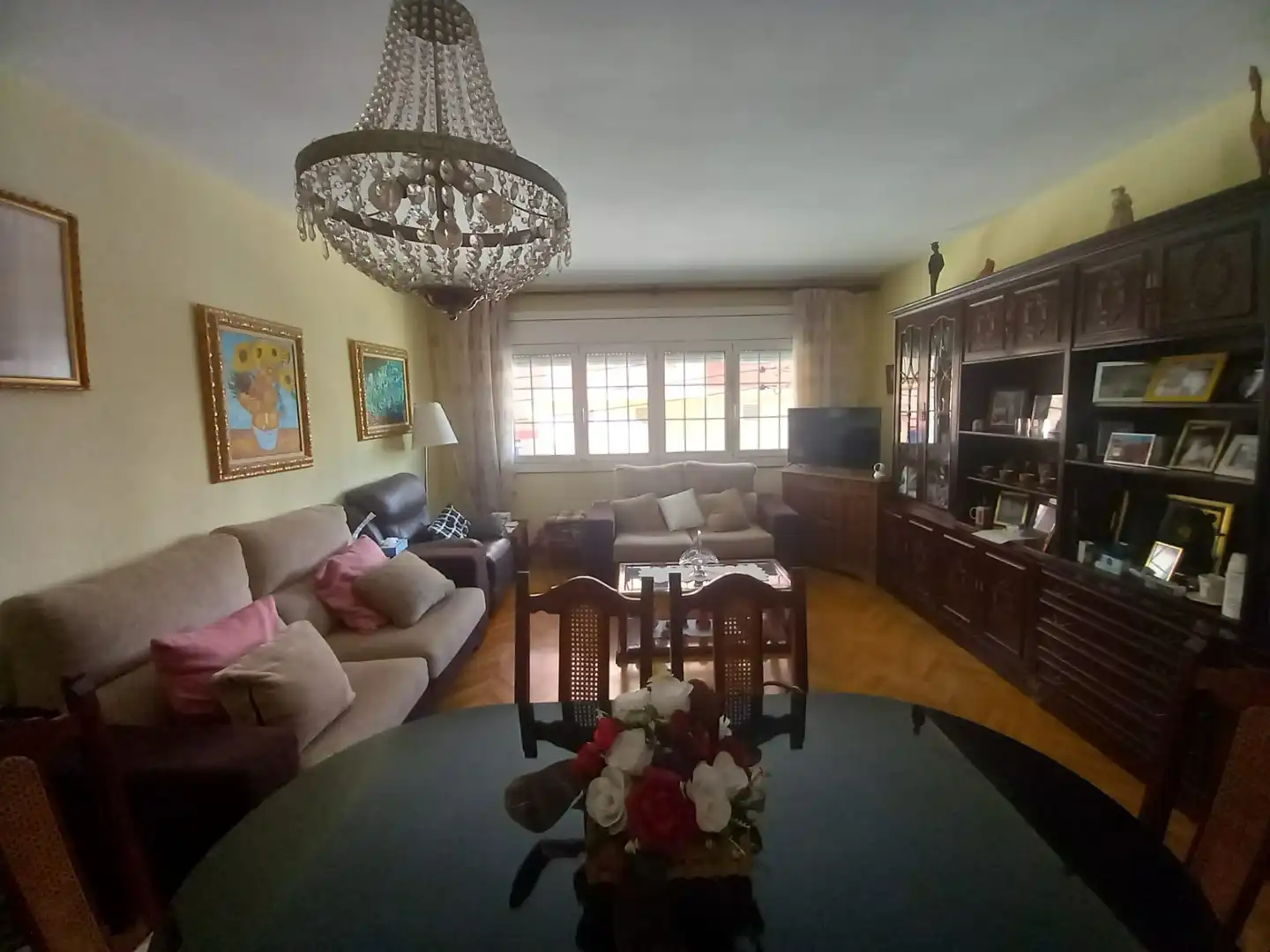 Wohnzimmer von Wohnung zum Verkauf in Badalona mit Klimaanlage, Heizung und Terrasse