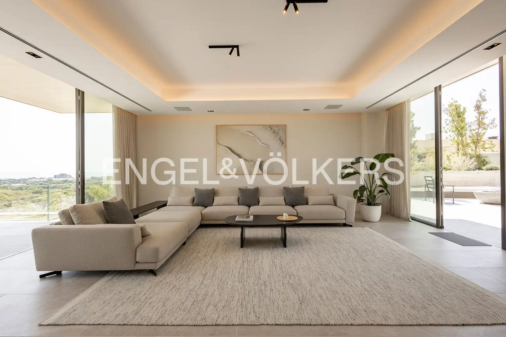 Living room of Houses for rent in Sitges  with Air Conditioner, Heating and Private garden