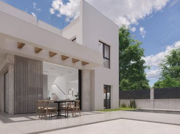 Adosado de obra nueva con piscina en venta en Los Montesinos